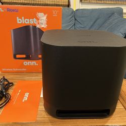 Roku 10” Wireless Subwoofer 150 Watts. 