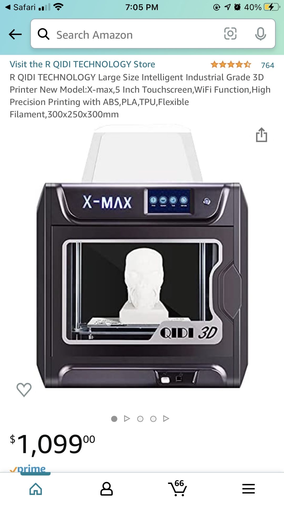 QiDi Technology X-MAX 3D Printer Used Once, Trades Welcome
