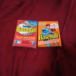 2 Vintage 1980s Sealed Donruss Baseball Card Packs