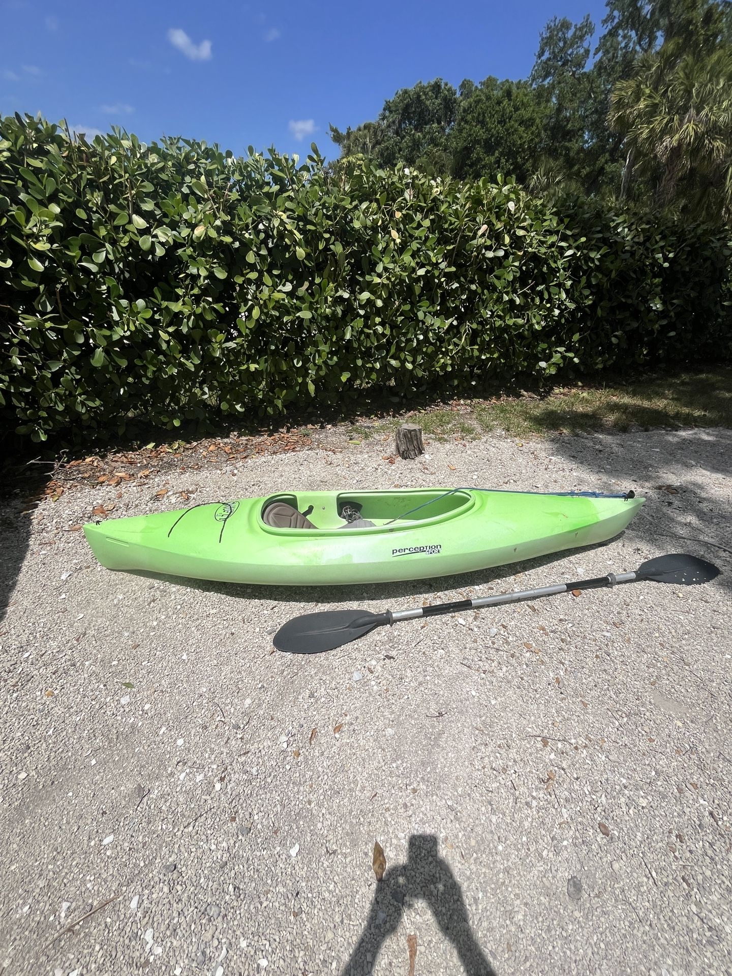Sit In kayak And Paddle