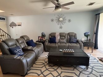 Leather couches