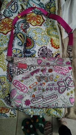 Coach Poppy Graphic Print Crossbody Bag