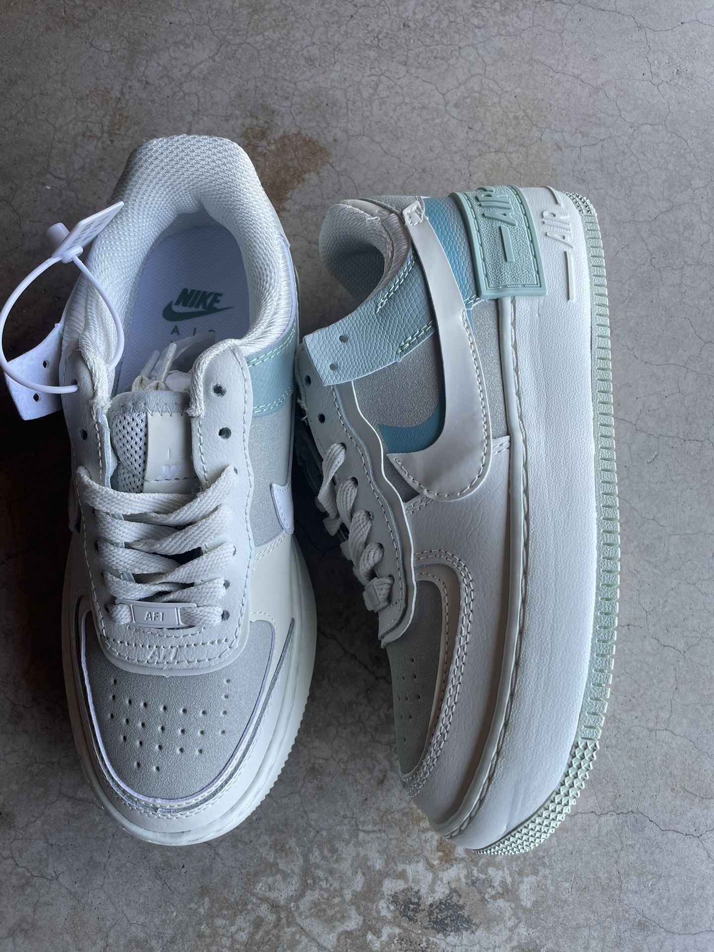 Nike Air Force 1 Shadow - Spruce Aura - (CW2655-001) Womens Sz 7