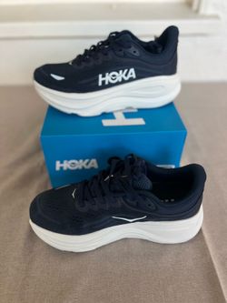 HOKA Bondi 9 Women’s Size 7.5B – Navy Blue – Brand New