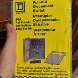 Square D Pullout Disconnect Switch