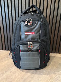 Hilti SwissGear Swiss Gear Delux Laptop Backpack, Red-Grey-Black
