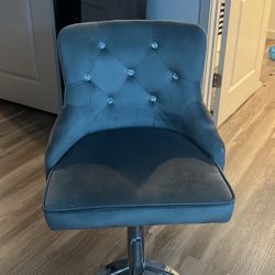 grey diamond vanity chair