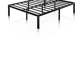 ZINUS QUEEN Van 16 Inch Metal Platform Bed Frame / Steel Slat Support / No Box Spring Needed / Easy Assembly, Queen

