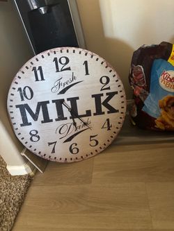 Fresh milk clock