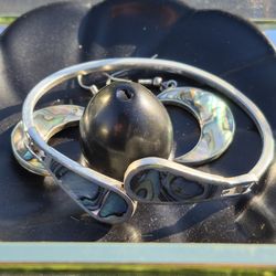 Sterling silver bracelet and eating