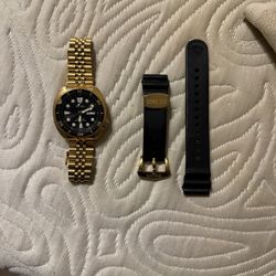 Seiko Gold  Dive Watch Turtle SRPC44 