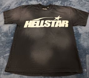 Men's HellStar embellished logo tee-shirt washed Black