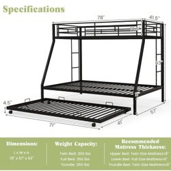 Bunk Bed With Trundle