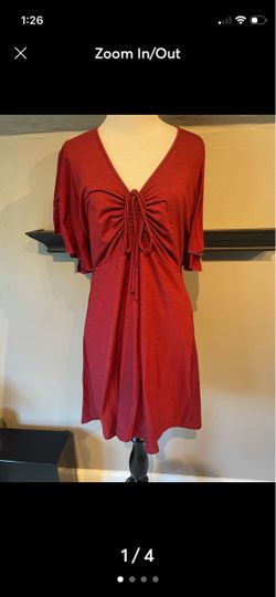Burgundy/ red dress