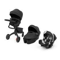 Stokke Stroller Set In Black Including Everything Nuna Car Seat Bassinet & More