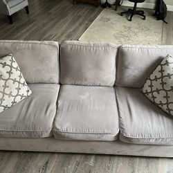 FREE Light Gray Sofa/Sleeper Queen Sized Bed