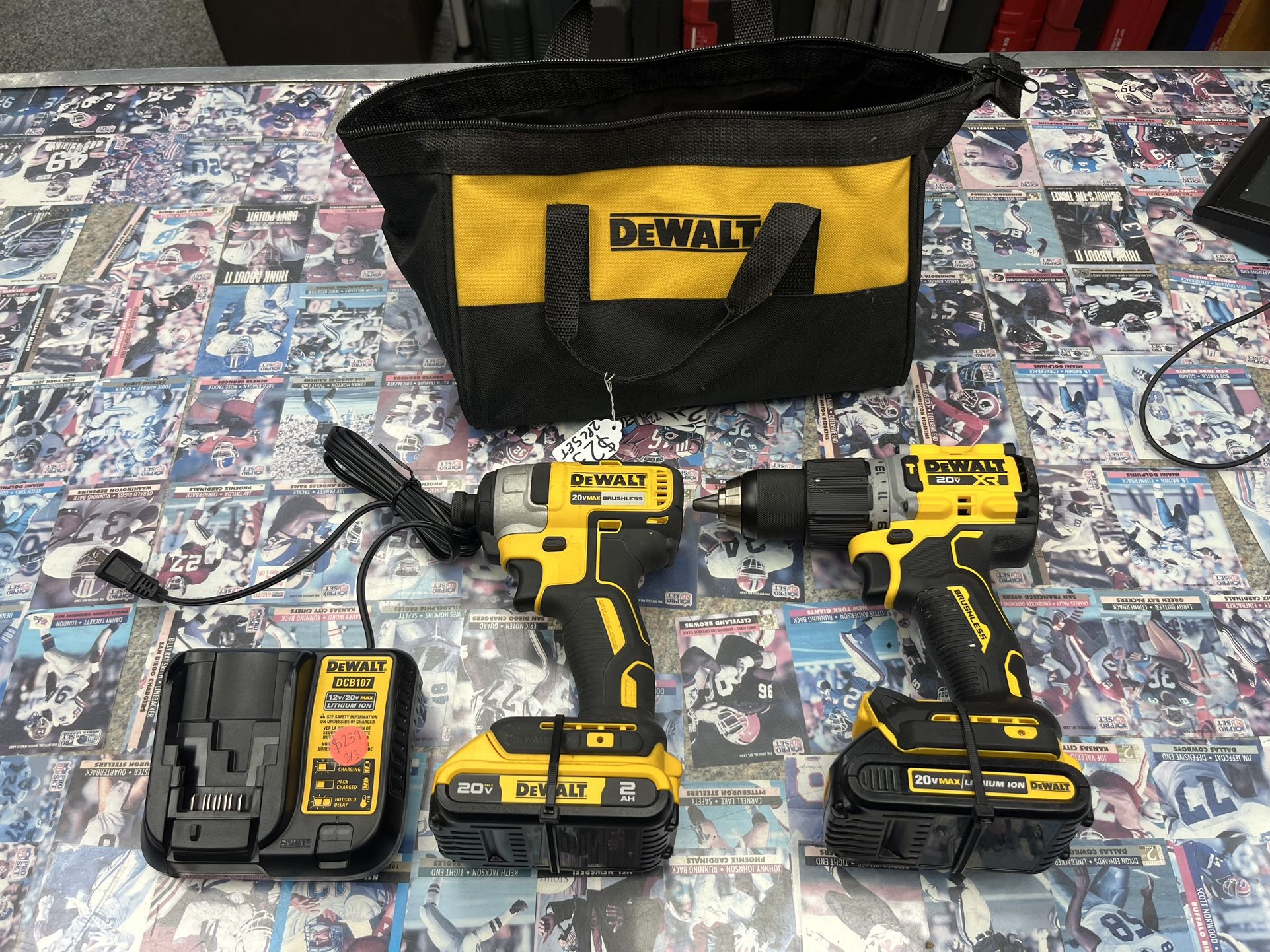 Dewalt 2pc Brushless Drill & Impact 