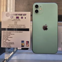 Unlocked Green iPhone 11 64gb (We Offer 90 Day Same As Cash Financing)
