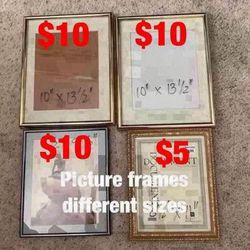 Picture  frames   -   $10  each