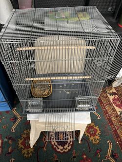 Beautiful Bird  Cage  Put My Bird In It For 1Hour She Didn’t Like It A Bit Small For Her 