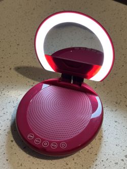 Multi-Function Portable Bluetooth Speaker Makeup Mirror LED light