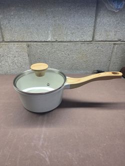 Ceramic Nonstick Saucepan with Glass Lid