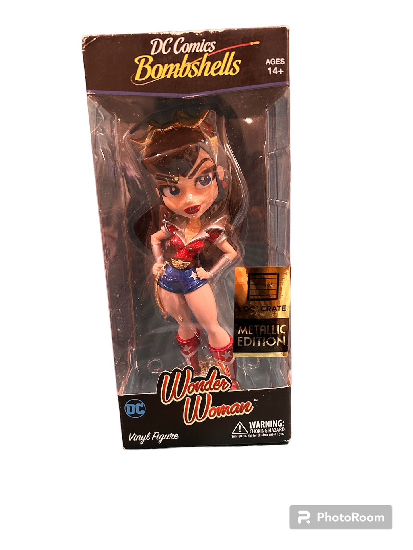 DC Comic Bombshells Wonder Woman LootCrate Metallic Edition