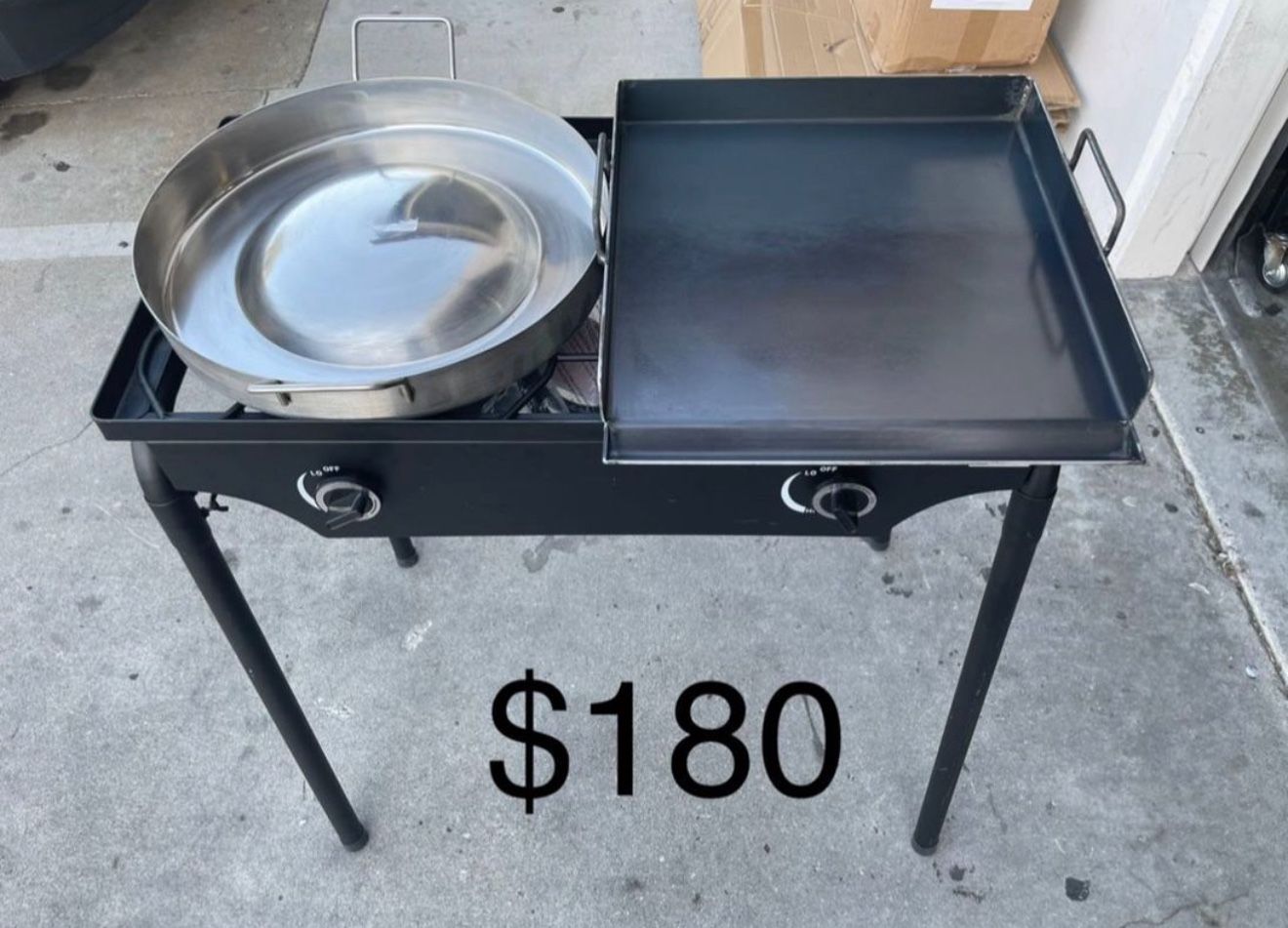 Plancha I Comal I Estufa Con Mangera I Regulador