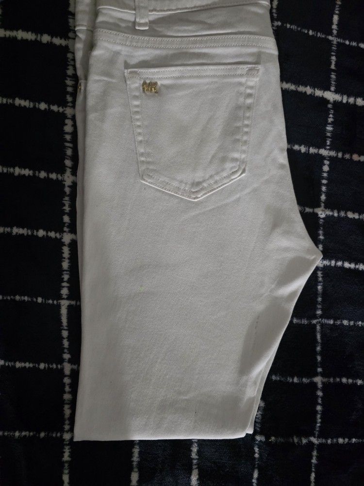 Michael Kors Skinny White Jeans