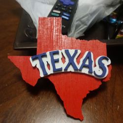 Texas Shaped Christmas Tree Ornament