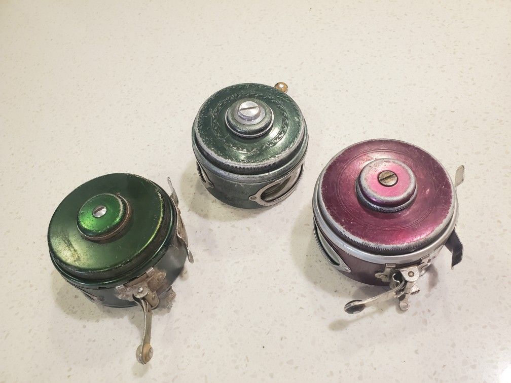3 Vintage Fishing Reels