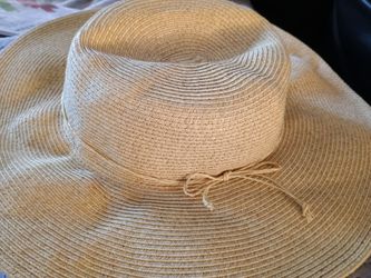 Nine West Woven Beige/Tan Sunhat