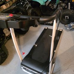 treadmill small for inside the house or outside
 