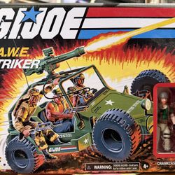 G.I. Joe Retro Collection A.W.E. Striker + Crankcase (Brand New Sealed)