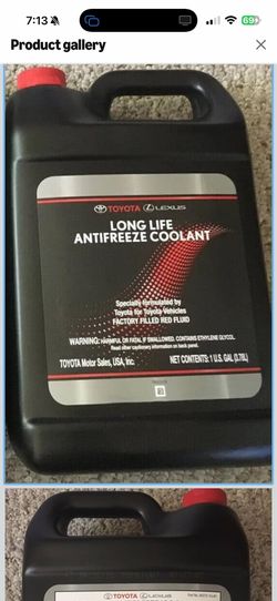 Toyota red coolant