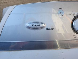 Whirlpool cabrio gas dryer