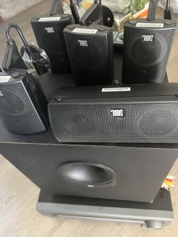 JBL Stereo System With 6 Speakers and Sub Woofer 