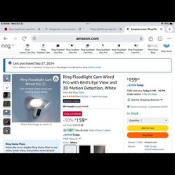 Ring Floodlight Cam. "3" available