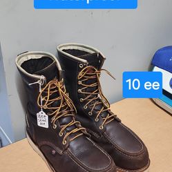 Thorogood Work Boot Size 10 ee STEEL MOC TOE 