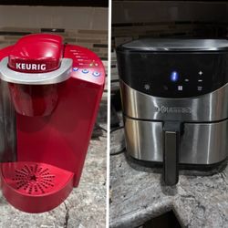 Keurig Coffee Maker & Air Fryer Gourmia 