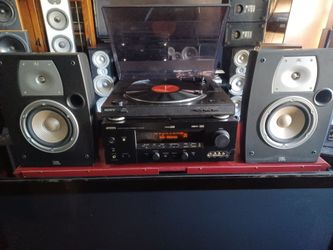 YAMAHA HTR 5860 7.1 AV RECEIVER, SONY TURNTABLE, JBL N26 SPEAKERS $500 FINAL PRICE READ DESCRIPTION