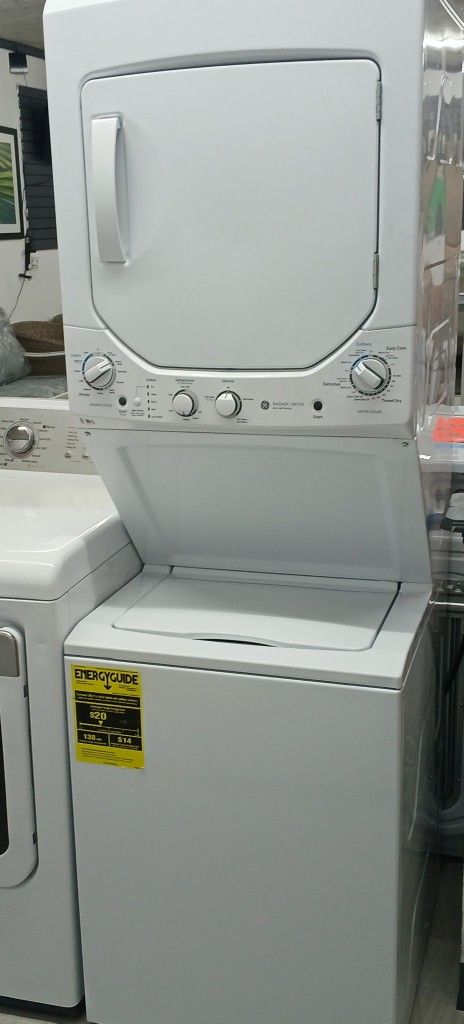 *Brand New* GE Stackable Washer & Dryer (Open Box Unit)
Comes w/Warranty 
Delivery Available 