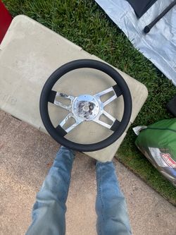 Old steering wheel