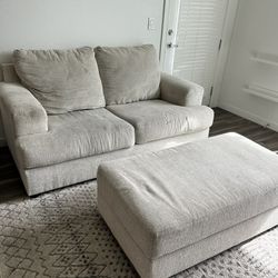 Loveseat, Ottoman And Matching Chair