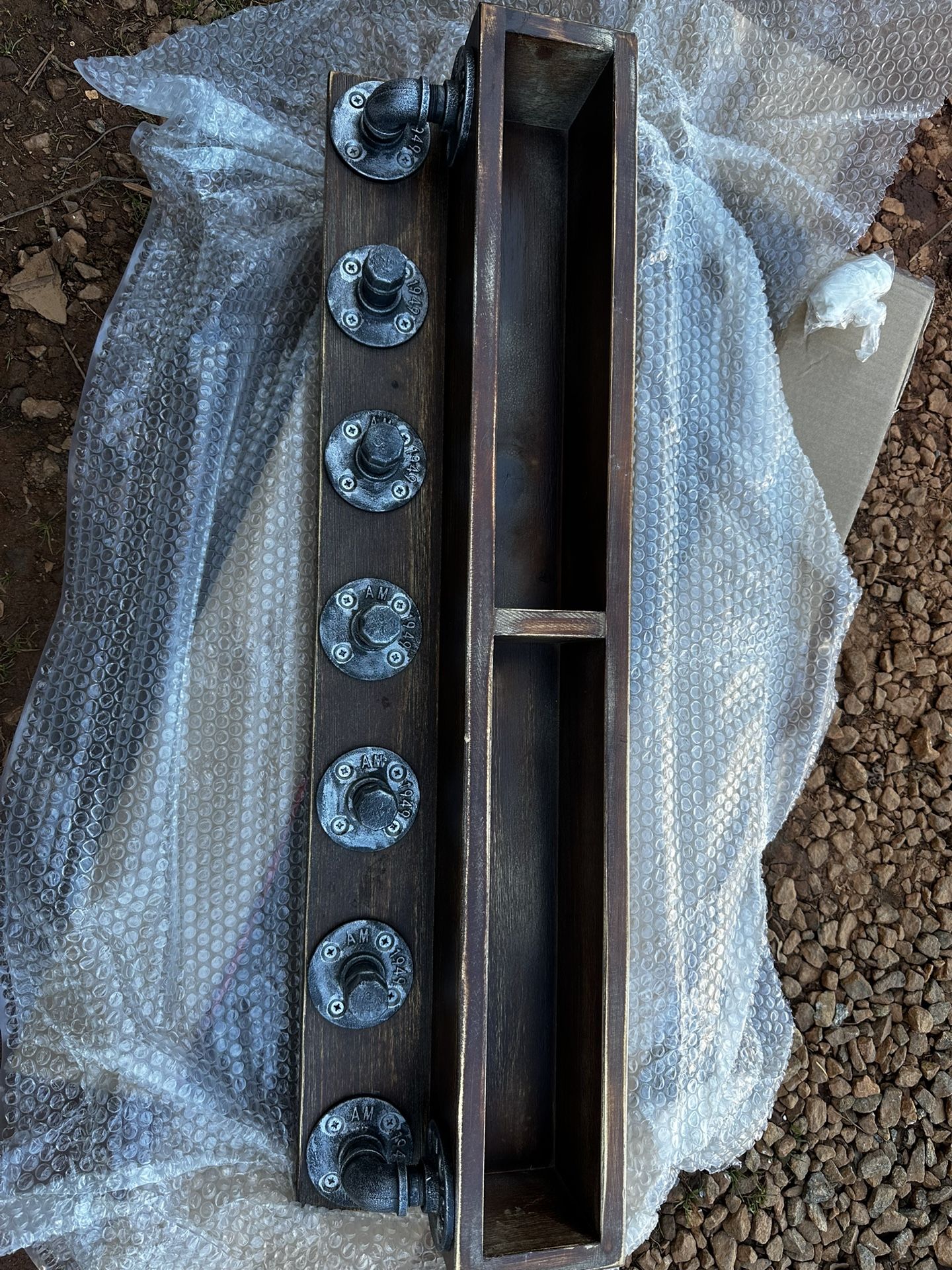 Wood Metal Shelf Hook