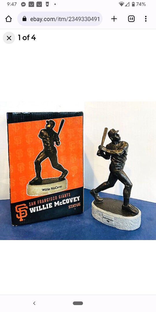 Willie McCovey Giants Statue Bobblehead Figurine 