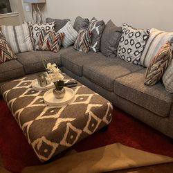 Living room set rarely sat on or utilized.