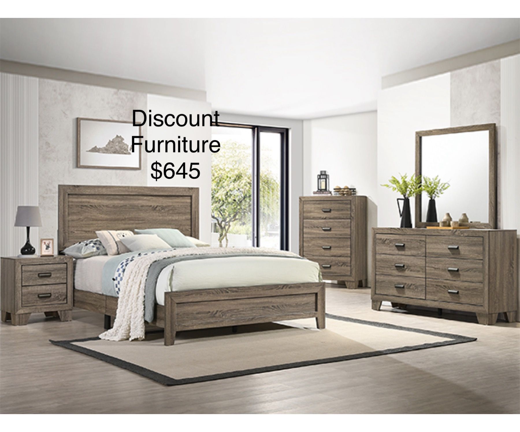 Queen Size 5 Pc Bedroom Set 