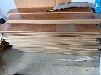 Wooden floor planks