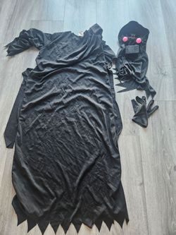 Black Halloween Reaper Costume Set